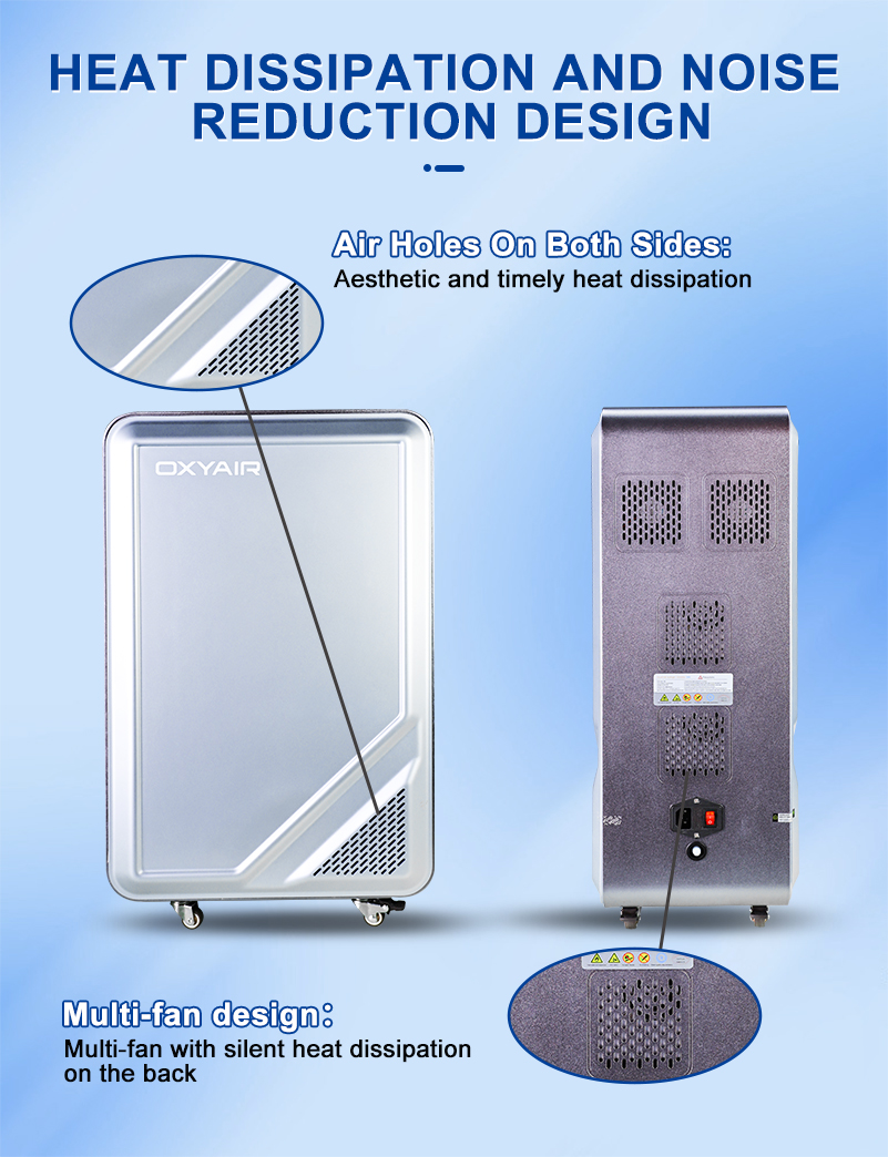 Commercial Use Clinical High Flow Hydrogen Inhalation System