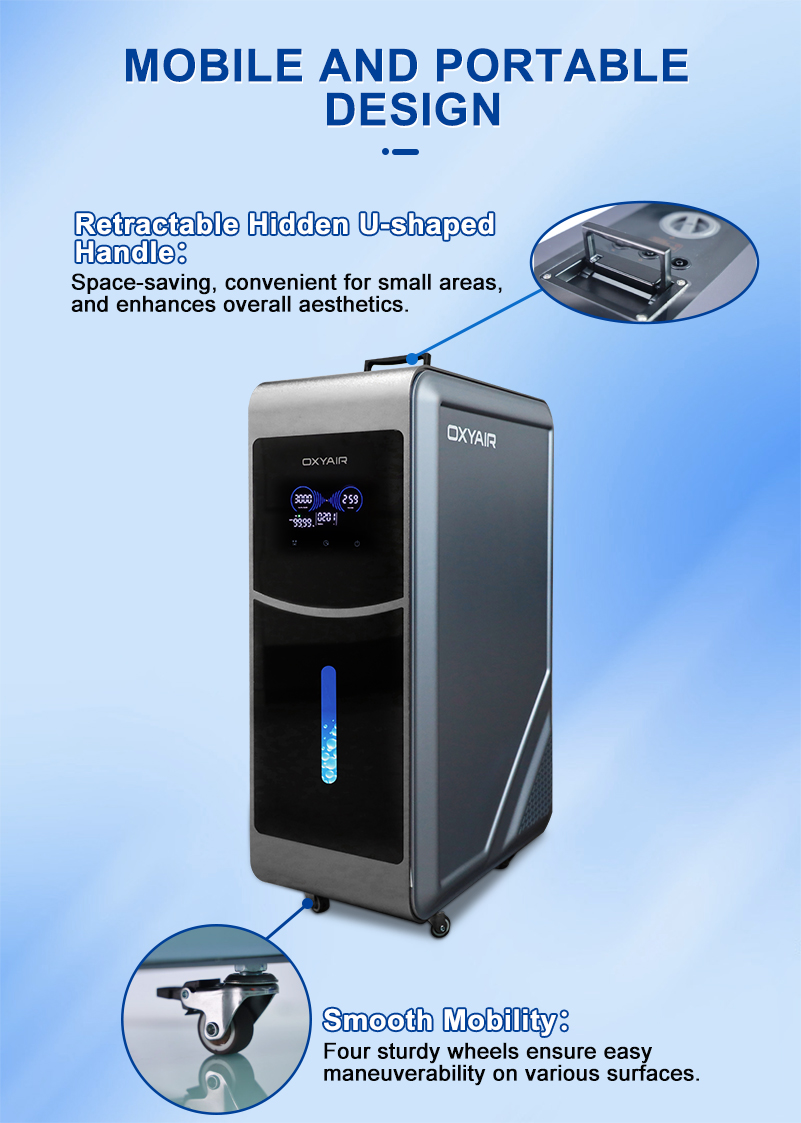 Commercial Use Clinical High Flow Hydrogen Inhalation System