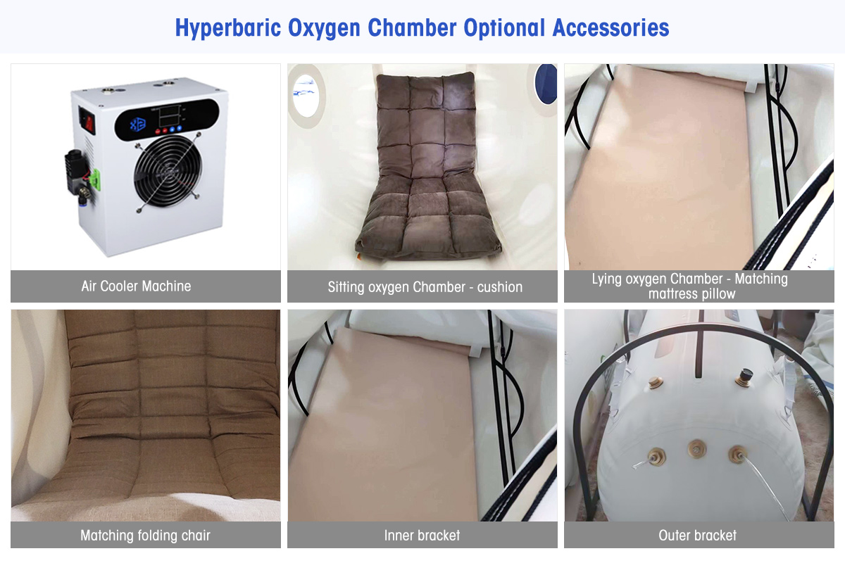 2.0ATA Hyperbaric Oxygen Chamber for Home Use with Stand Soft Shell Lying Type