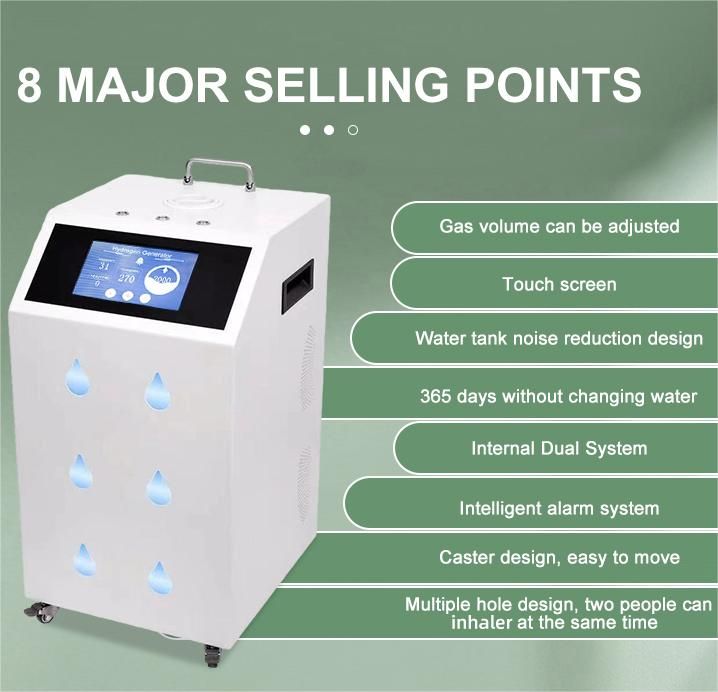 Commercial Use Clinical High Flow Hydrogen Inhalation System