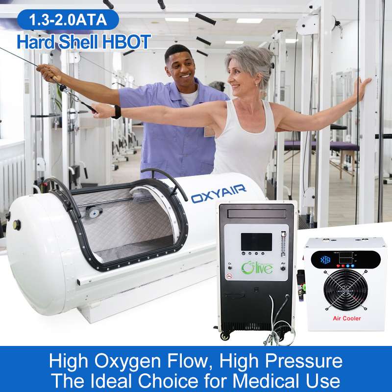Medical Center 2.0ATA High Oxygen Flow Hard Shell HBOT Hyperbaric Chamber