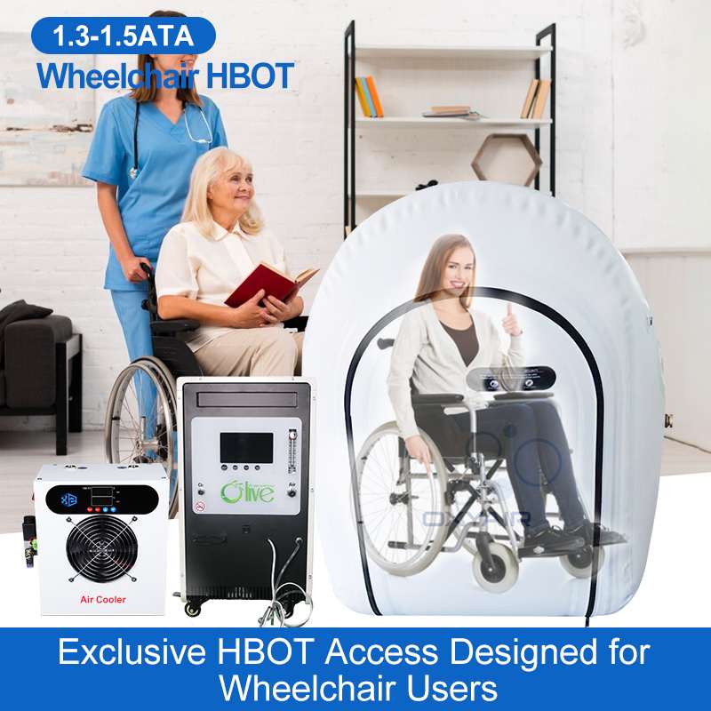 Wheelchair Accessible 1.5ATA HBOT Portable Hyperbaric Chamber