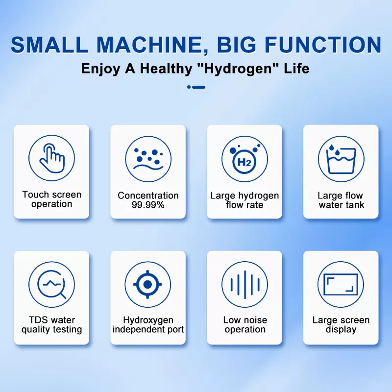 Commercial Use Clinical High Flow Hydrogen Inhalation System