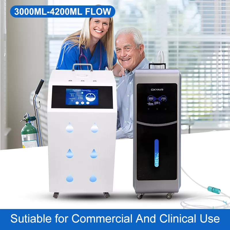 Commercial Use Clinical High Flow Hydrogen Inhalation System