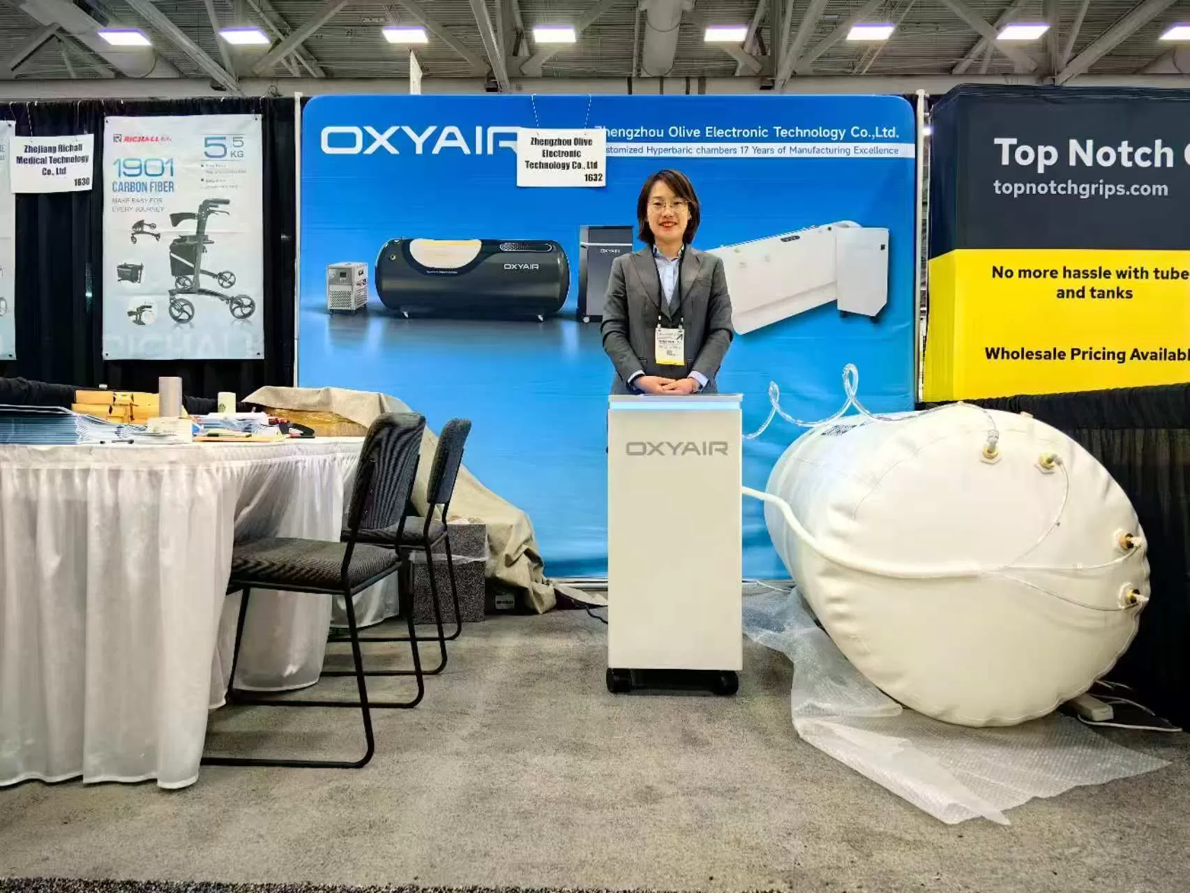 OxyAir successfully concluded the 2025 Medtrade Global Medical Exhibition